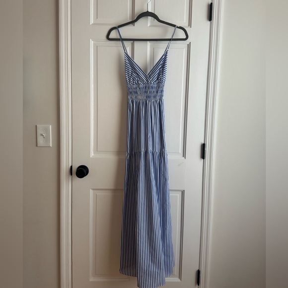 Madewell Dresses & Skirts - Madewell Striped Maxi Dress | Blue and White